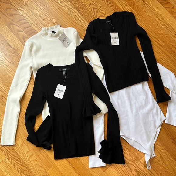 Forever 21 Tops - Forever 21 - Lot of 4 Knit Tops & Bodysuit NWT Size Medium